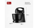 Batedeira Mondial Preta 400W Prática B-44-B - 220V