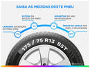 Pneu Aro 13" 175/75R13 Westlake 85T Golden Crown RP68 Standard