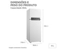 Geladeira/Refrigerador Midea Frost Free Duplex Branco 394L RT533 - 220V