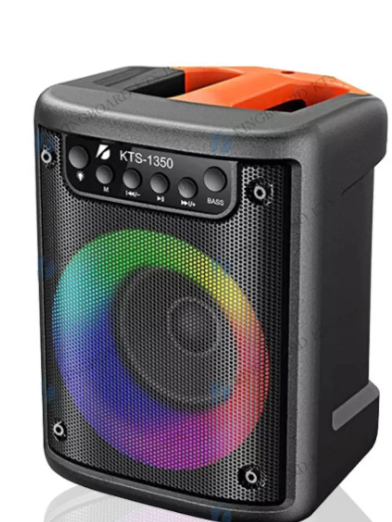 Rádio Bluetooth con LED, FM, USB, Micro SD, Com, 10W