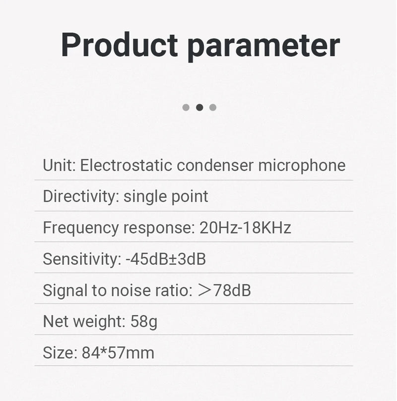 Microfono profesional mamen tipo escopeta 