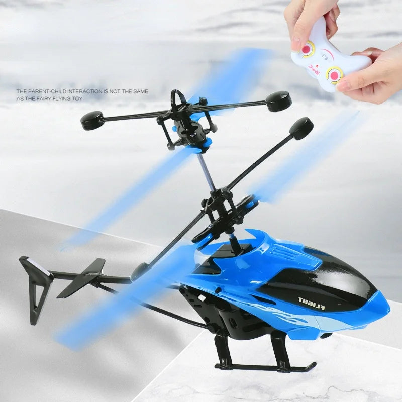 Remote control aircraft induction 2ch suspension heavy duty helicopter 