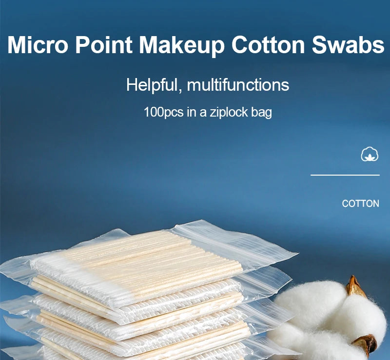 Micro Wood Cotton Swab 