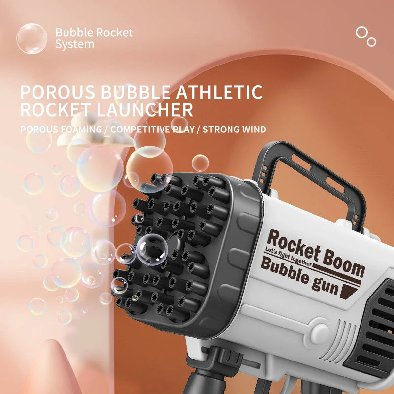 Electric Magic Soap Bubble Bazooka