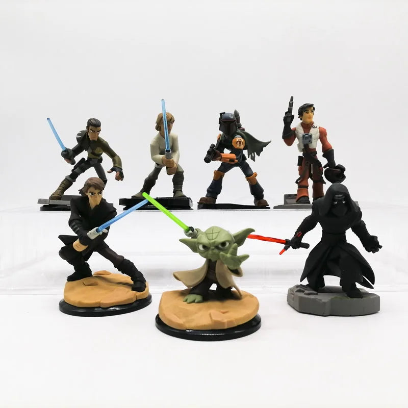 Star wars mandalorian mestre yoda luke skywalker han solo kylo ren boneca presen