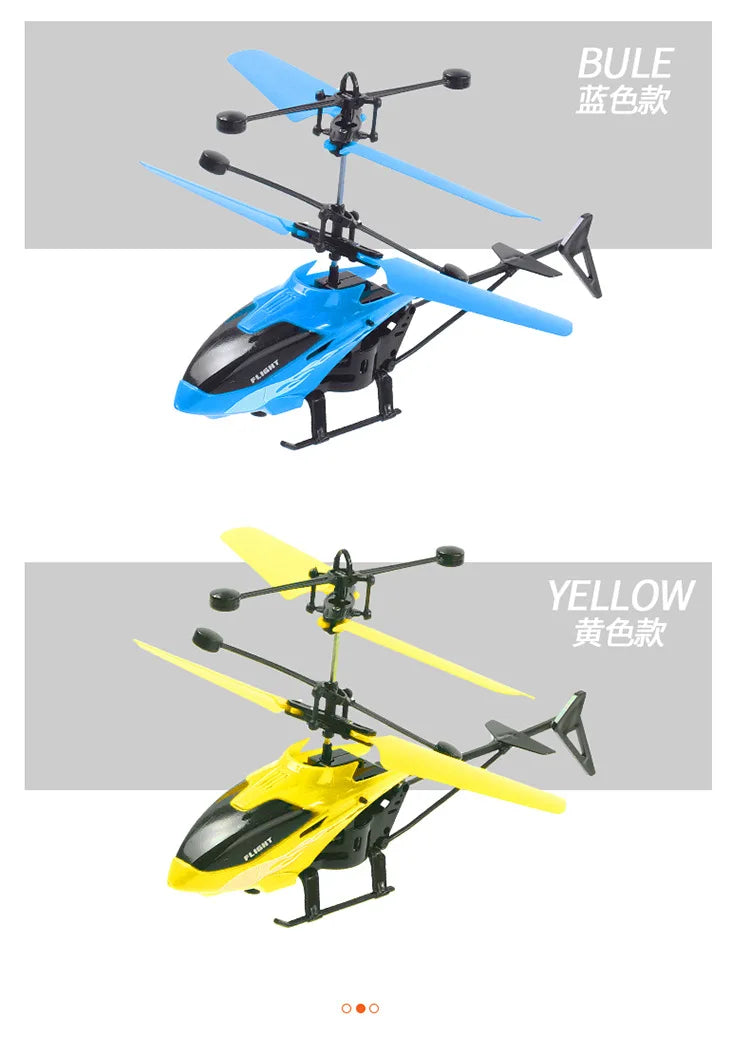 Inducción de aviones de control remoto 2ch suspensão helicóptero resistente 