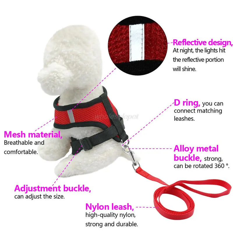 Mesh Cat Harness