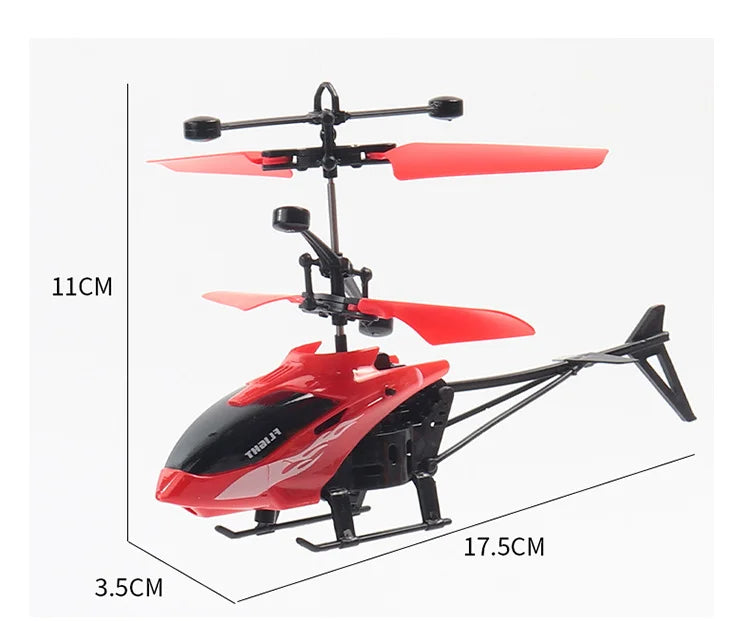 Remote control aircraft induction 2ch suspension heavy duty helicopter 