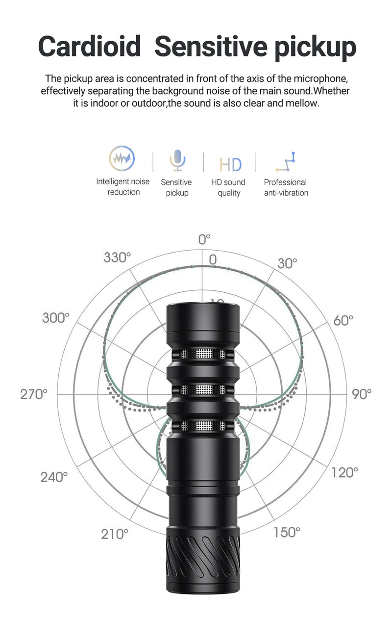 Mamen professional shotgun microphone 