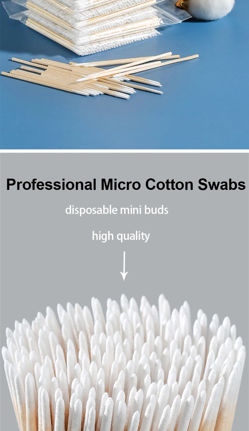 Micro Wood Cotton Swab 