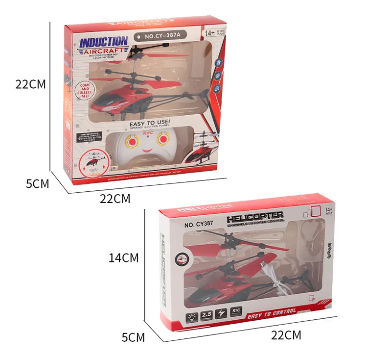 Remote control aircraft induction 2ch suspension heavy duty helicopter 