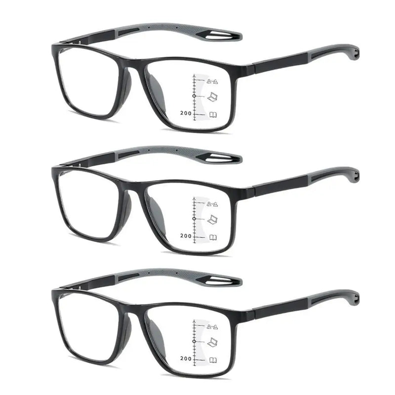 Multifocal reading glasses 