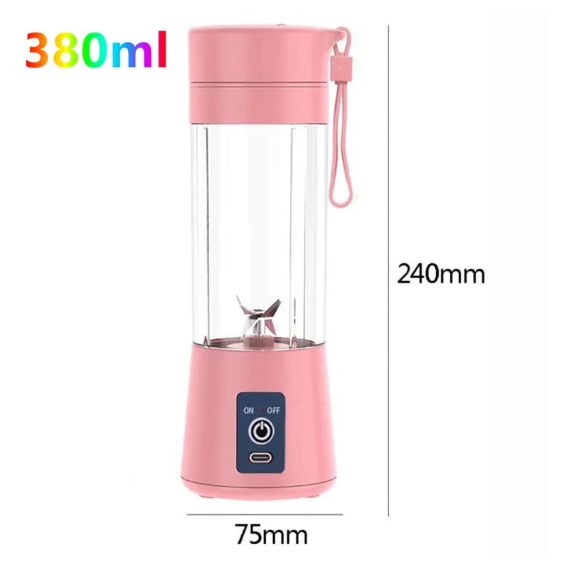 Mini portable blender usb 6 blades 