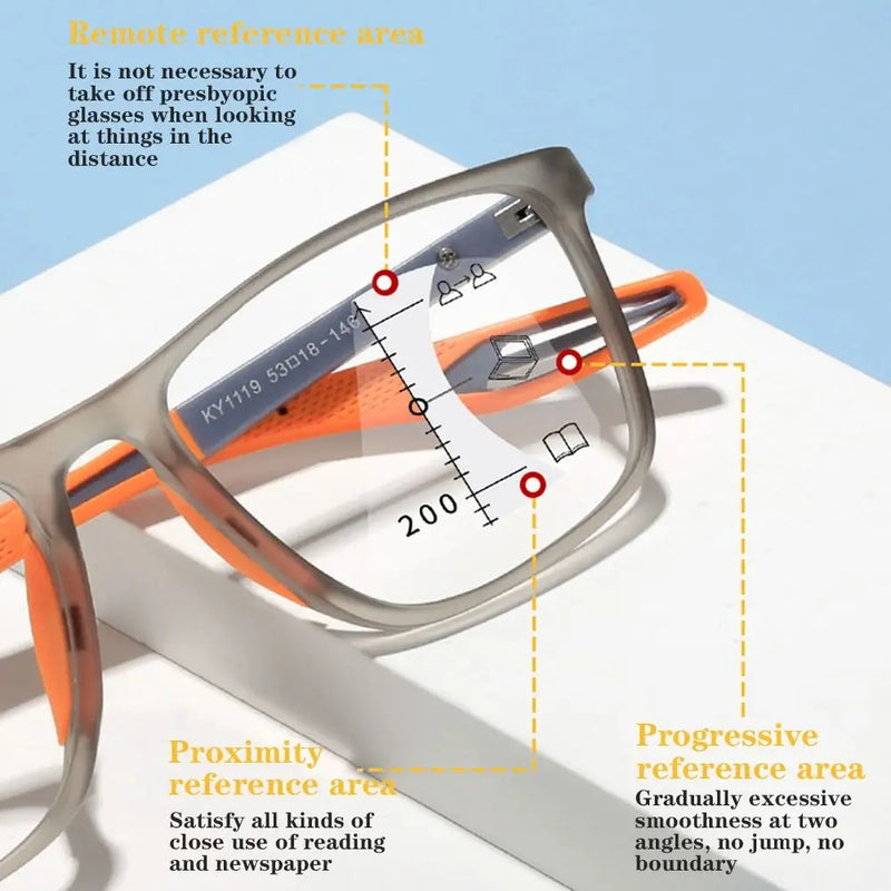 Multifocal reading glasses 