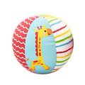 Inflatable baby toy with rattle and ball 