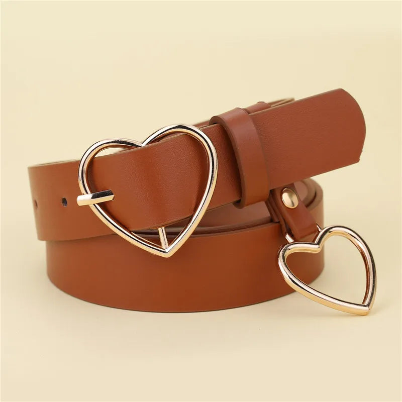 Women's leather belt