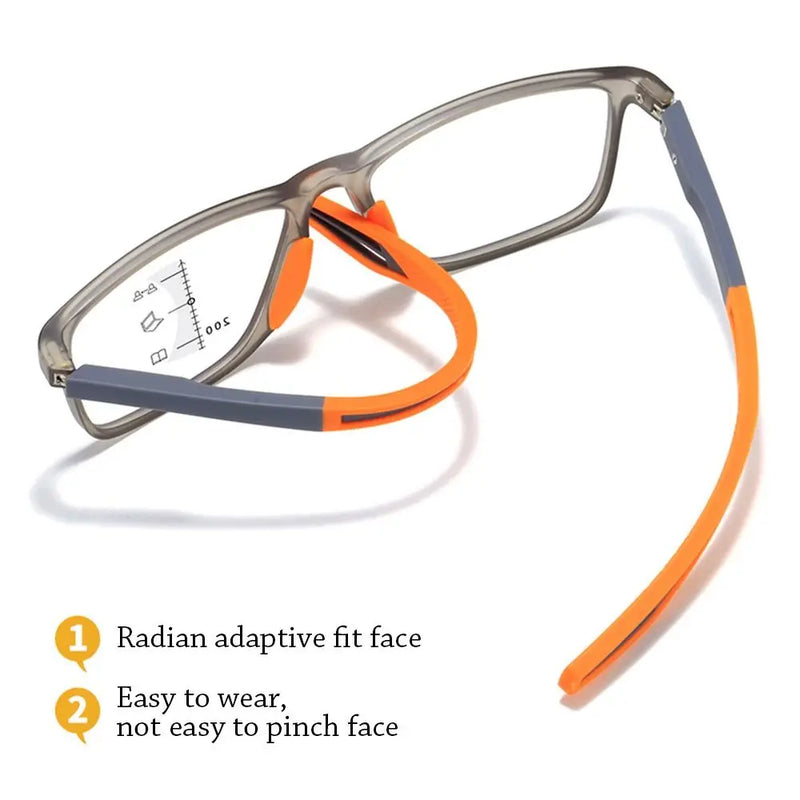 Multifocal reading glasses 