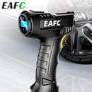 Compressor de ar do carro 120w recarregável sem fio/com fio bomba inflável