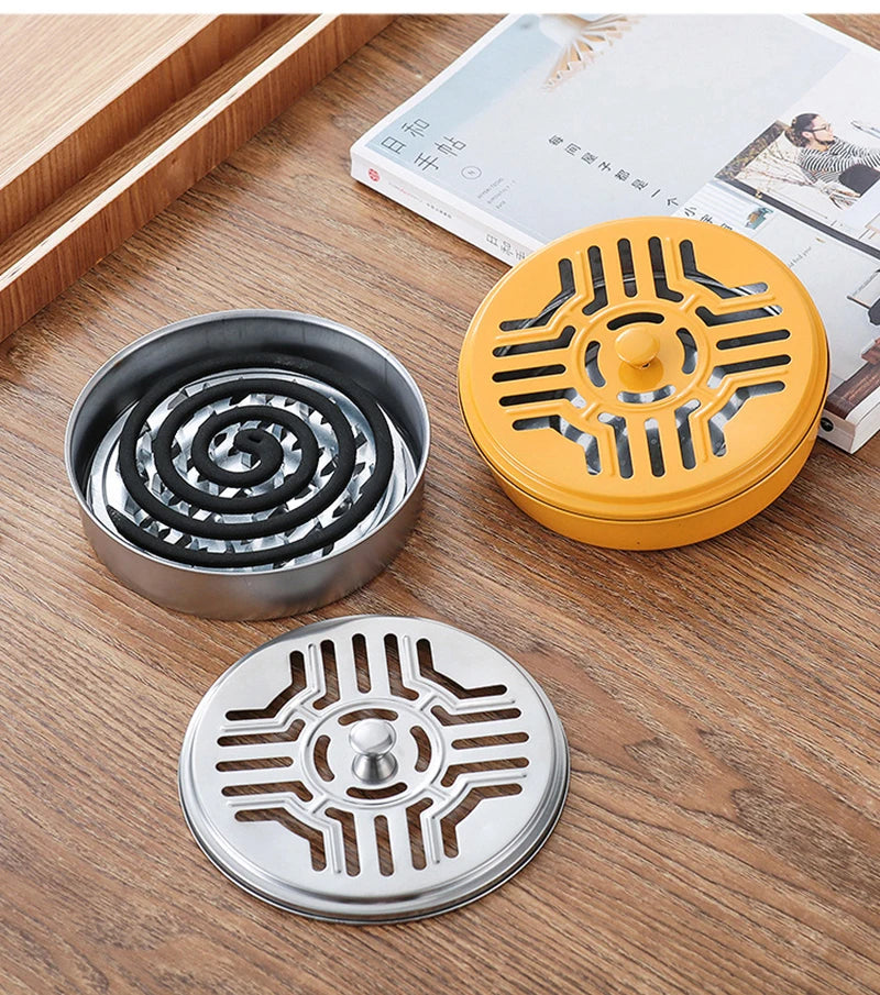 Mosquito Coil Holder with Lid