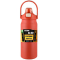 Garrafa térmica portátil de aço inoxidável 304, garrafa térmica de vácuo para esportes frios e quentes com canudo