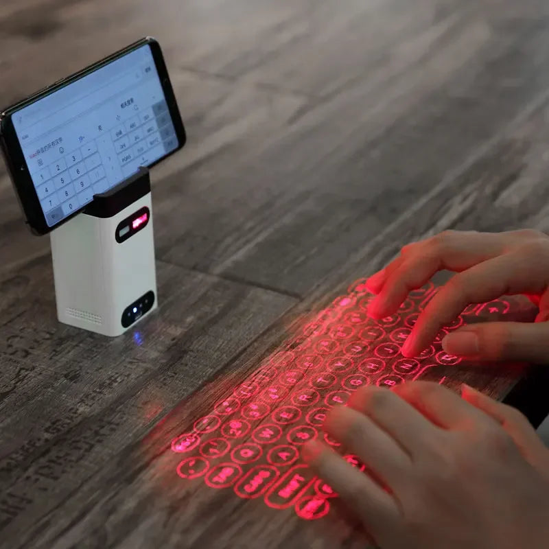 Teclado virtual a laser