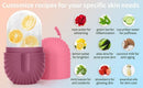 Rolo facial de gelo, cubo de gelo, massagem de beleza, molde de gelo de silicone para inchaço dos olhos, rolo facial de gelo, encolher poros