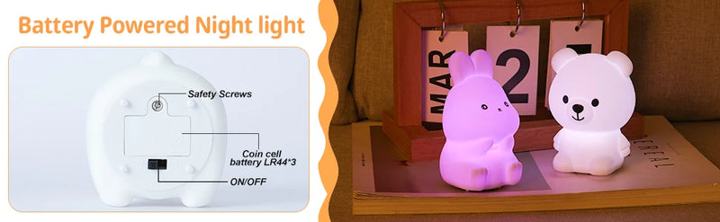 Led Night Light for Kids 