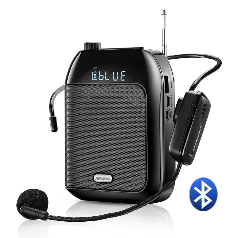 Amplificador de Voz Bluetooth UHF