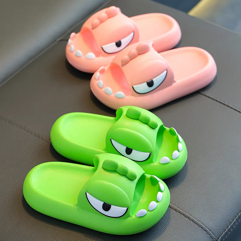 Dinosaur slider slippers 