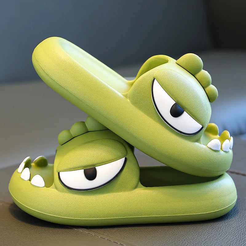 Dinosaur slider slippers 