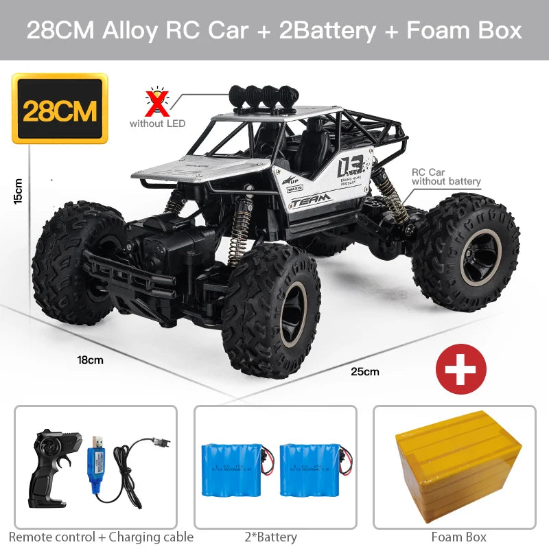 Carrinho de Control Remoto 4x4 - Todoterreno