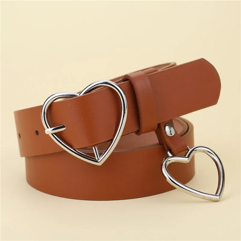 Women's leather belt