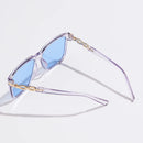 Óculos quadrados para mulheres, lente gradiente, Anti-UV400