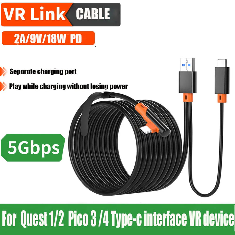 Charging cable for data transfer 