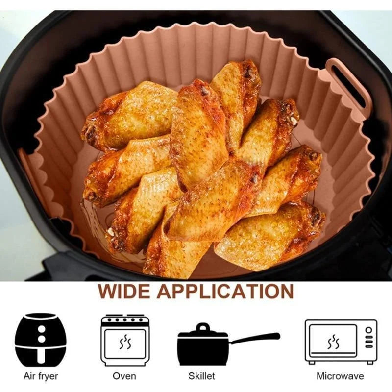 Reusable Silicone Fryer Liners 