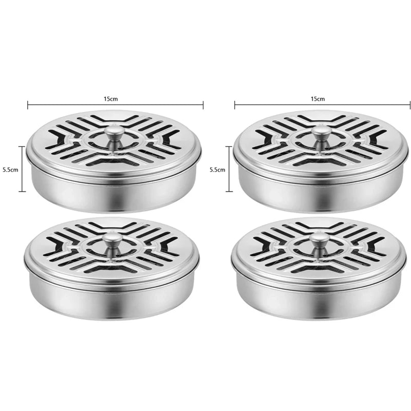 Mosquito Coil Holder with Lid