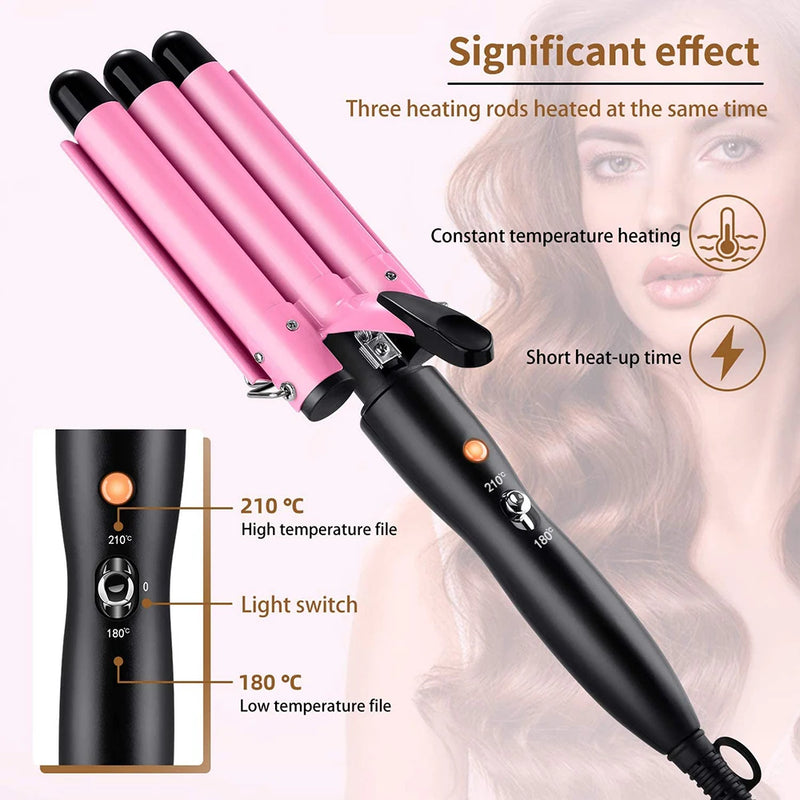 Professional hair curler