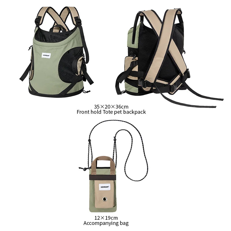 Canvas Backpack Carrier with Handle 