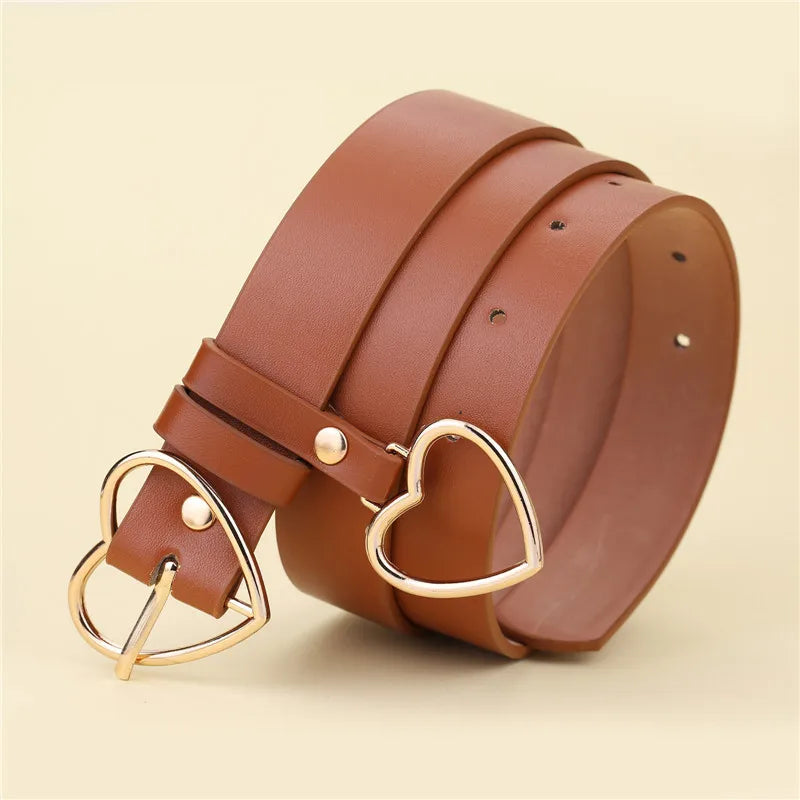 Women's leather belt