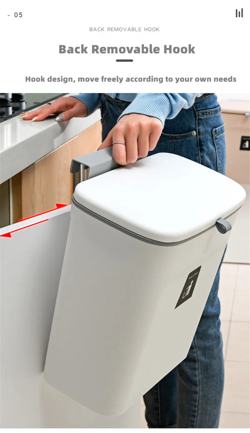 Retractable Trash Can 