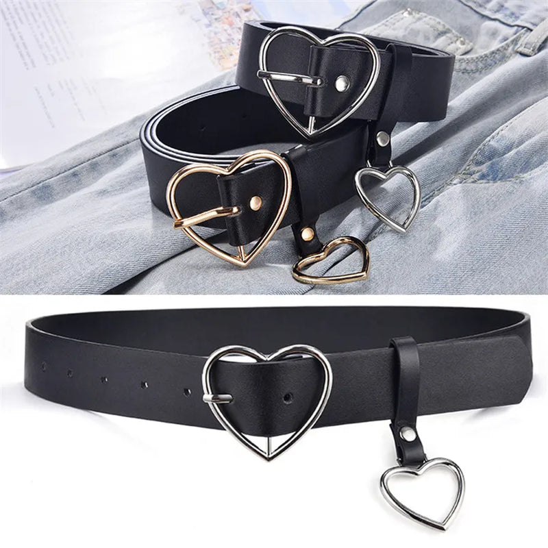 Women's leather belt