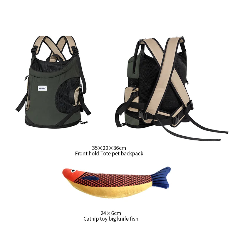 Canvas Backpack Carrier with Handle 