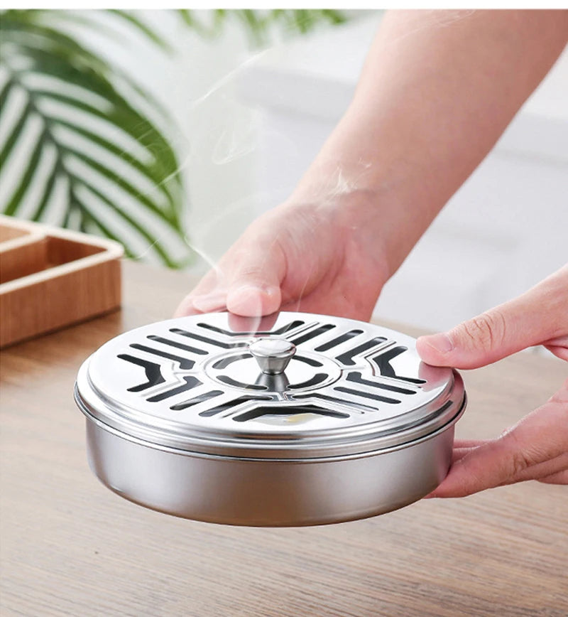 Mosquito Coil Holder with Lid