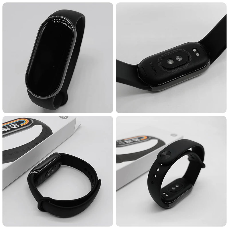 Xiaomi-Versão Global Mi Smart Band 8 Pulseira, Tela AMOLED