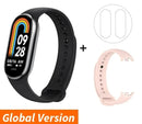 Xiaomi-Versão Global Mi Smart Band 8 Pulseira, Tela AMOLED