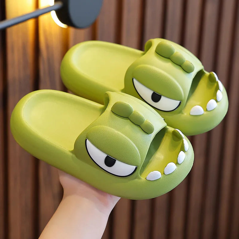 Dinosaur slider slippers 