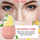 Rolo facial de gelo, cubo de gelo, massagem de beleza, molde de gelo de silicone para inchaço dos olhos, rolo facial de gelo, encolher poros