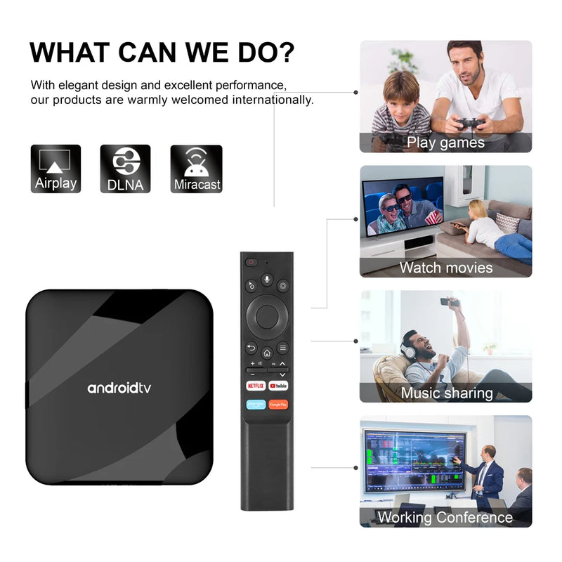 Tv box atv, android 14