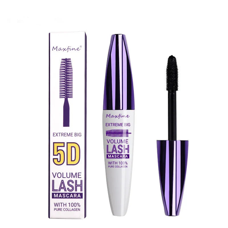 Blue waterproof mascara for eyelashes 