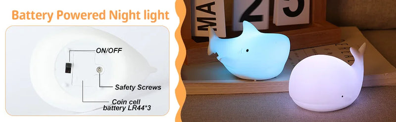 Led Night Light for Kids 